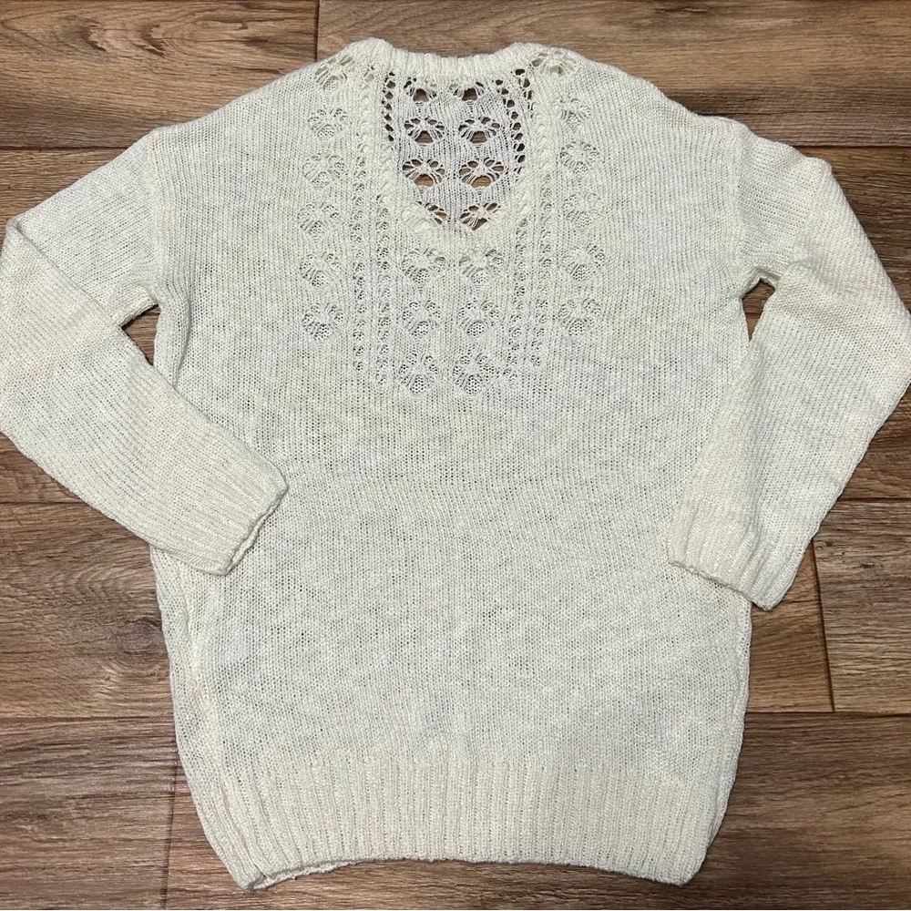 Off White Knit Sweater - Picture 3 of 7